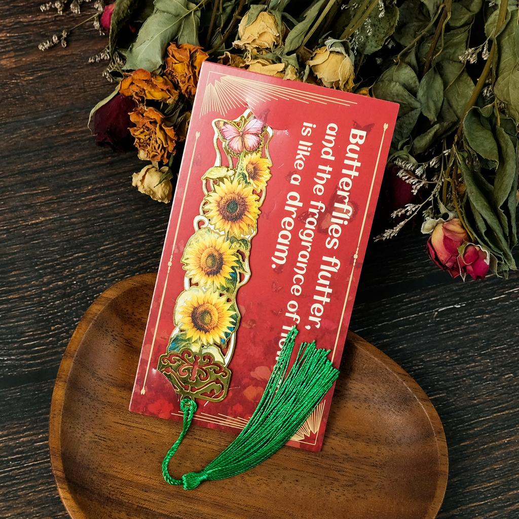 Букет Металлическая Закладка Бутик Полая Металлическая Закладка — Незаменимый Аксессуар для Студентов для Чтения и Учебы