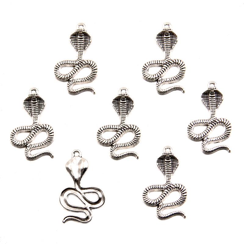 Подвески из цинкового сплава в виде головы оленя, змеи и хамелеона – 5 стилей изысканных старинных серебряных ювелирных аксессуаров своими руками