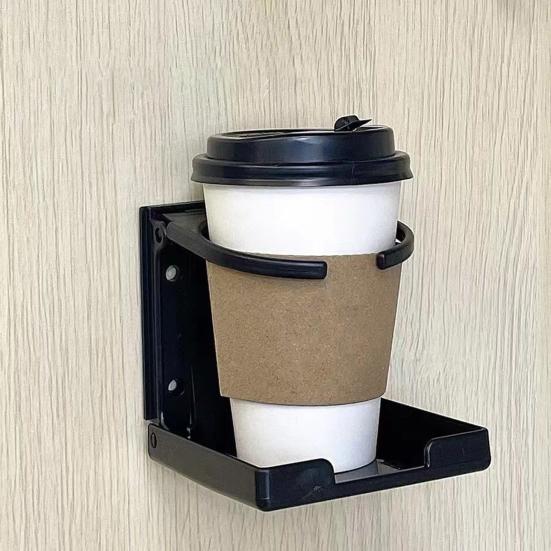 Складной держатель для стакана, прочный, без сверления, против проливания, для напитков, банка для воды