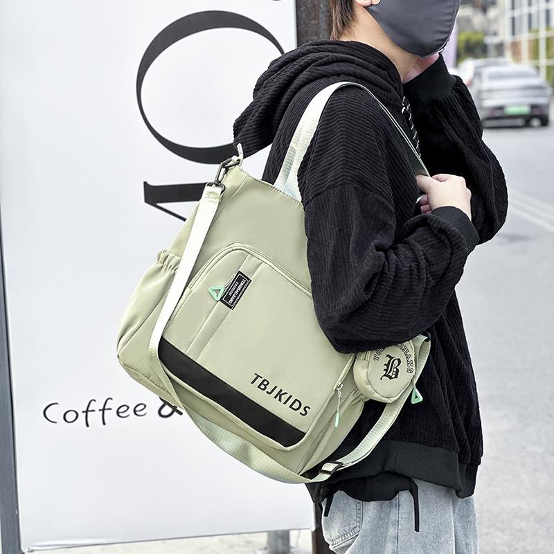 Мужская сумка-мессенджер для школьников средней школы, сумка через плечо, школьная сумка