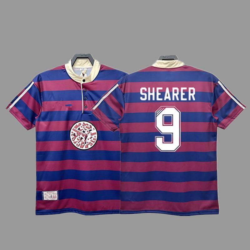 Retro Newcastle United Football Jerseys Long Short Sleeve Soccer Shirts Fans Sportswear