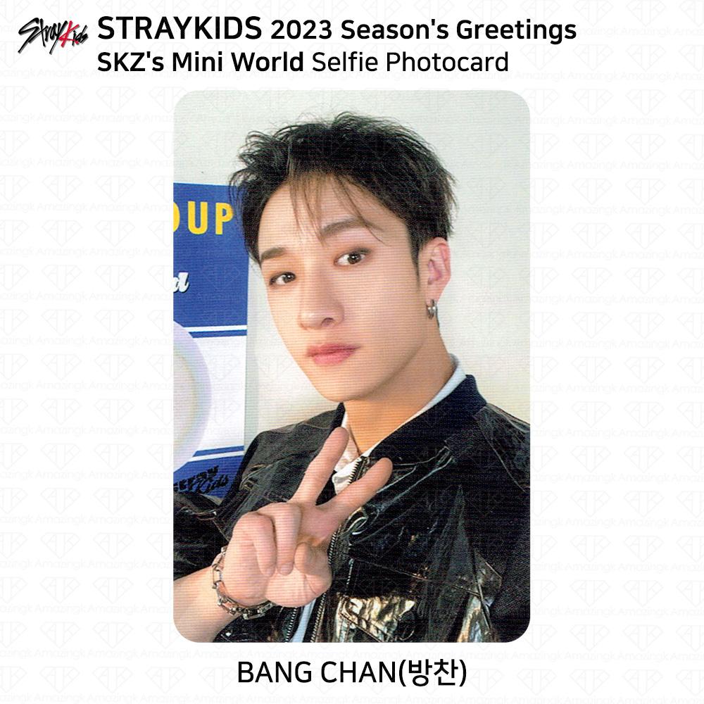 Stray Kids 2023 Новогодние поздравления Селфи Фотокарточка 4cut Photo JYP Shop Benefit