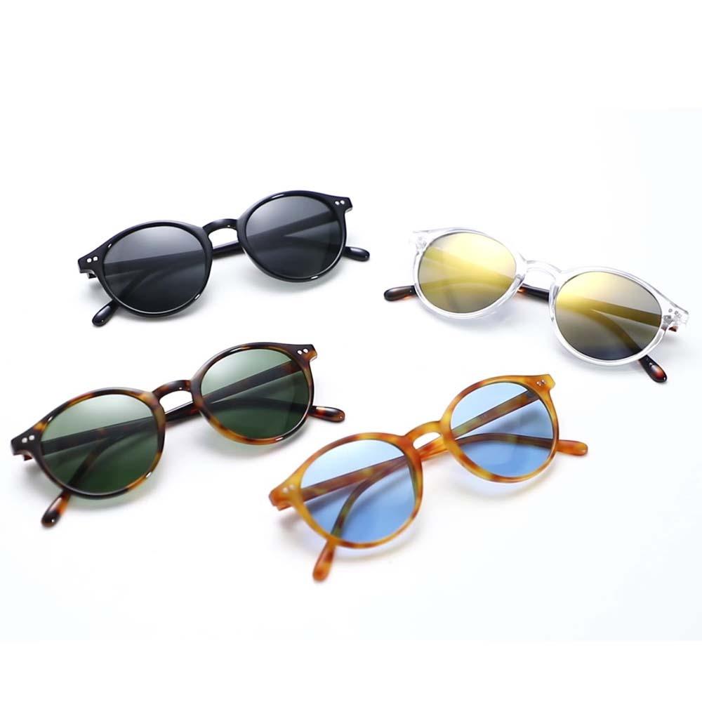 PC Unisex Sunnies TR Anti-UV Glasses Catwalk Retro HD Sunglasses Outdoor