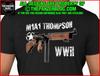 Футболка M1A1 Thompson Версия 2 с изображением американского пулемета-винтовки Унисекс