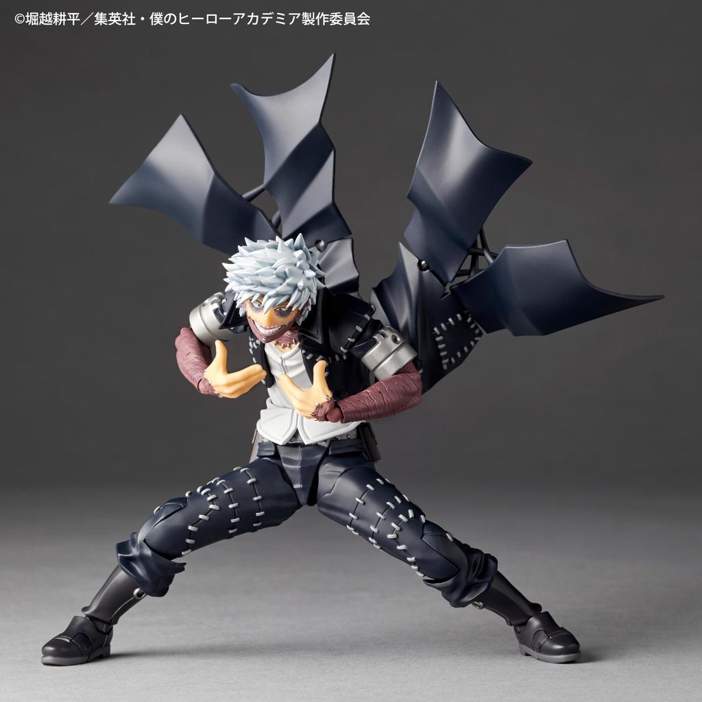 Kaiyodo Revoltech Amazing Yamaguchi My Hero Academia Dabi Высота 125 мм, окрашенная подвижная фигурка, приблизительная. ПВХ и АБС без масштаба