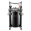 Pressure Pot Paint Tank, 30 L Heavy Duty Steel Pressure Pot Tank, Spray Paint Pressures Pots with Three Quick-Connect Couplers for Home Use, DIY, Art