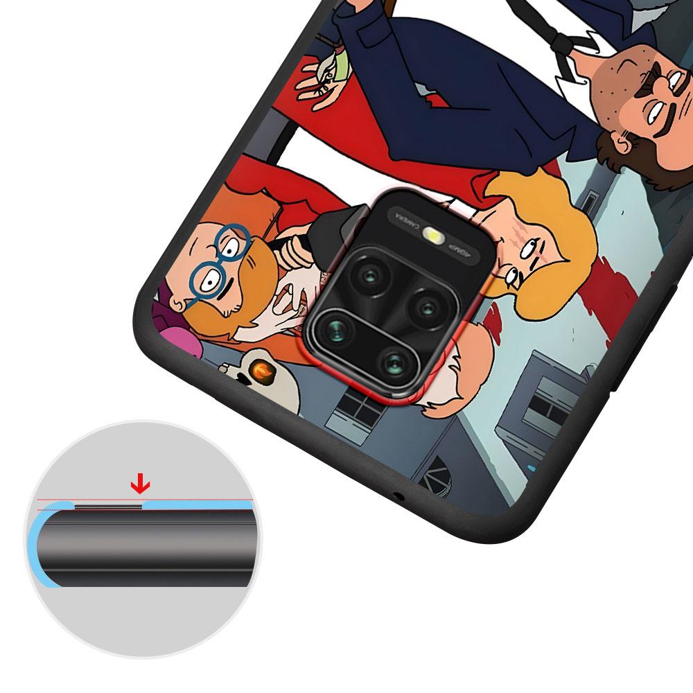 Чехол Anime Grimsburg для Xiaomi Redmi 10 10C 12C 9 Prime 9C 9A 12 10A 9T K40 Pro черный мягкий чехол для мобильного телефона из ТПУ