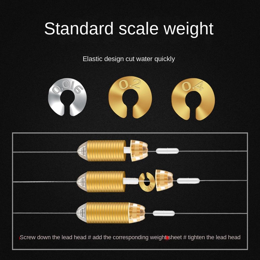 3pcs Weight Fishing Lead Fall Hook Connector Line Sinkers 2023 Lead Sinker Fishing Tackle