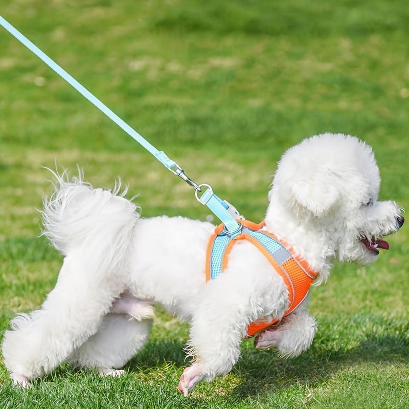 XS-L уличный дышащий жилет для прогулок с собаками, стильный нагрудный ремень, светоотражающая тяговая веревка, товары для домашних животных для маленьких и больших собак чихуахуа