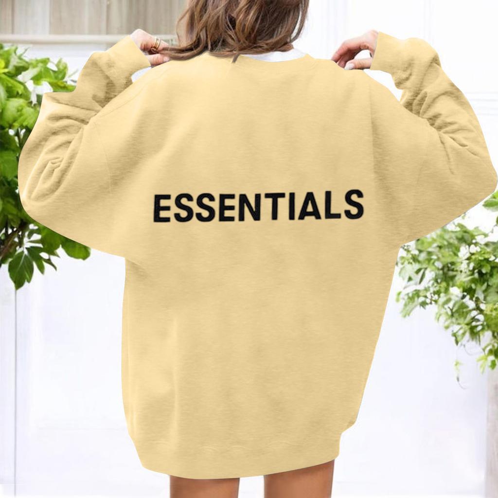 Унисекс Принт Круглый вырез Длинный рукав Свободный крой Длинный рукав Повседневный Длинный рукав Топ Толстовка