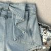3D Bow Female's Denim Shorts High Waisted Solid Color Slim Fashion Half Pants Summer Hot Girl Sexy Clothing