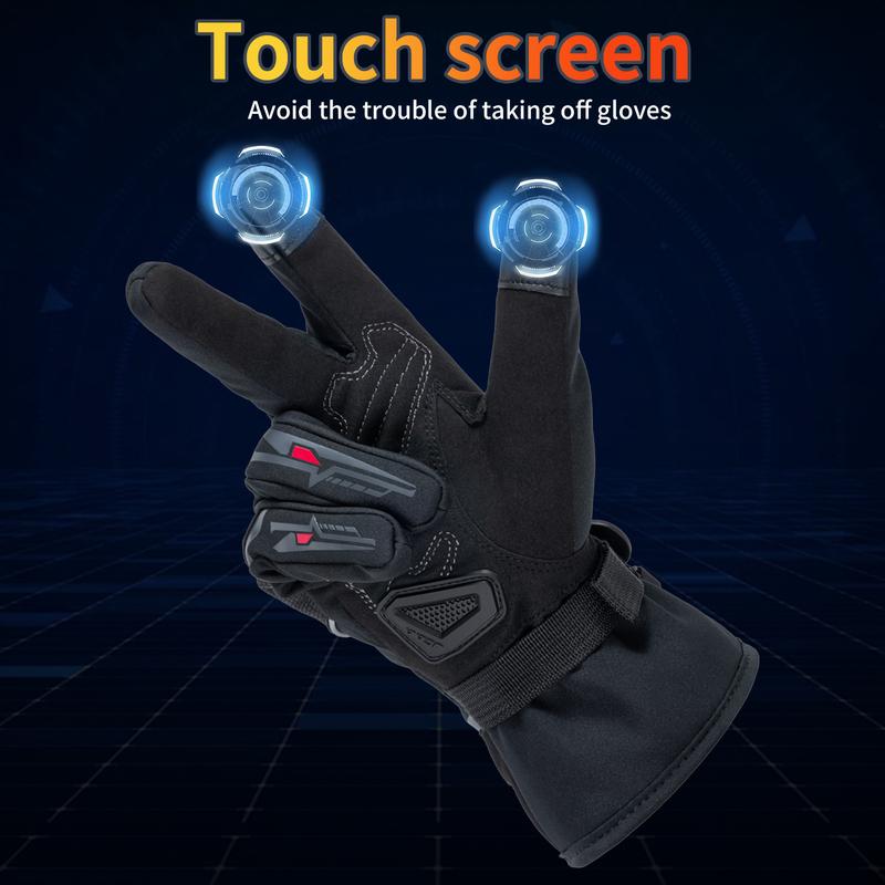 Winter Motorcycle Gloves Men Women Motorbike Thermal Gloves Waterproof Outdoor Sports Biker Riding Adventure Moto Travel Gloves