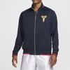 Nike SS24 Kobe Series Fashion Logo Stand воротник-стойка молния длинный рукав куртка мужская куртка красный черный FZ0937-475