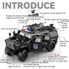 1:20 Литых Полицейских Машин Dongfeng Brave Warrior Игрушечные Модели Открывающиеся Двери Транспортные Средства С Pull-Back Механизмом Миниатюрный Автомобиль Подарки Мальчикам на Праздник