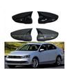 Rearview Side Mirror Cover Wing Cap  Fit For Volkswagen Jetta 2012 2013 2014 2015 2016 -2018Rear View Case Trim Carbon Fiber