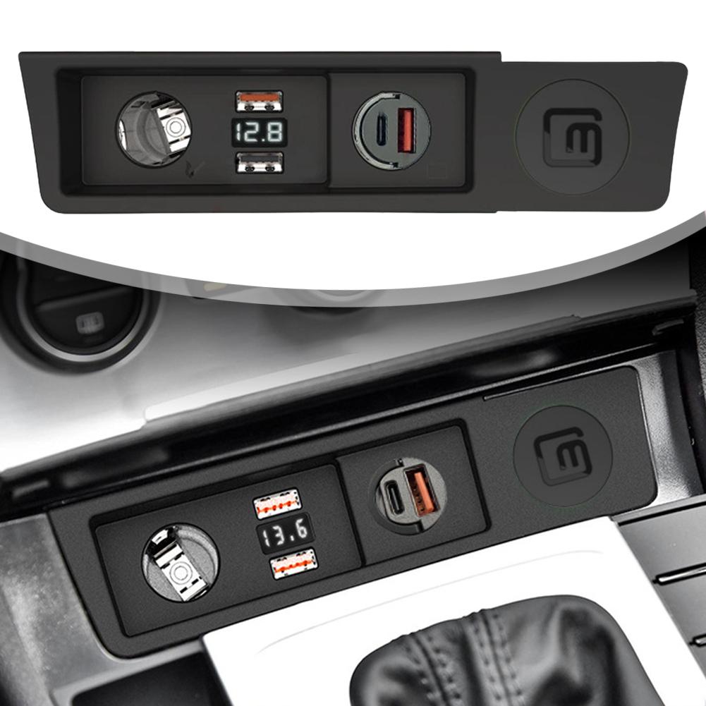 For Volkswagen CC, Magotan B6/B7 Car Charger USB Fast 3.0 Splitter QC Cigarette PD Lighter Charging 3.0 B3Z9
