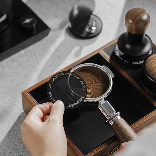 MHW-3BOMBER 51mm Espresso Pack Screen, Reusable Espresso Filter, 0.2mm Thick Filter Screen, Reusable Stainless Steel Filter FG5640-OS