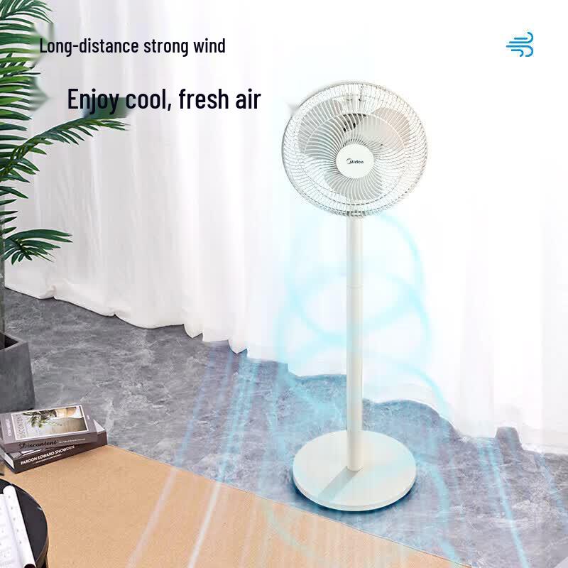 Midea Тихий oscillating напольный вентилятор CN вилка (адаптер в комплекте)