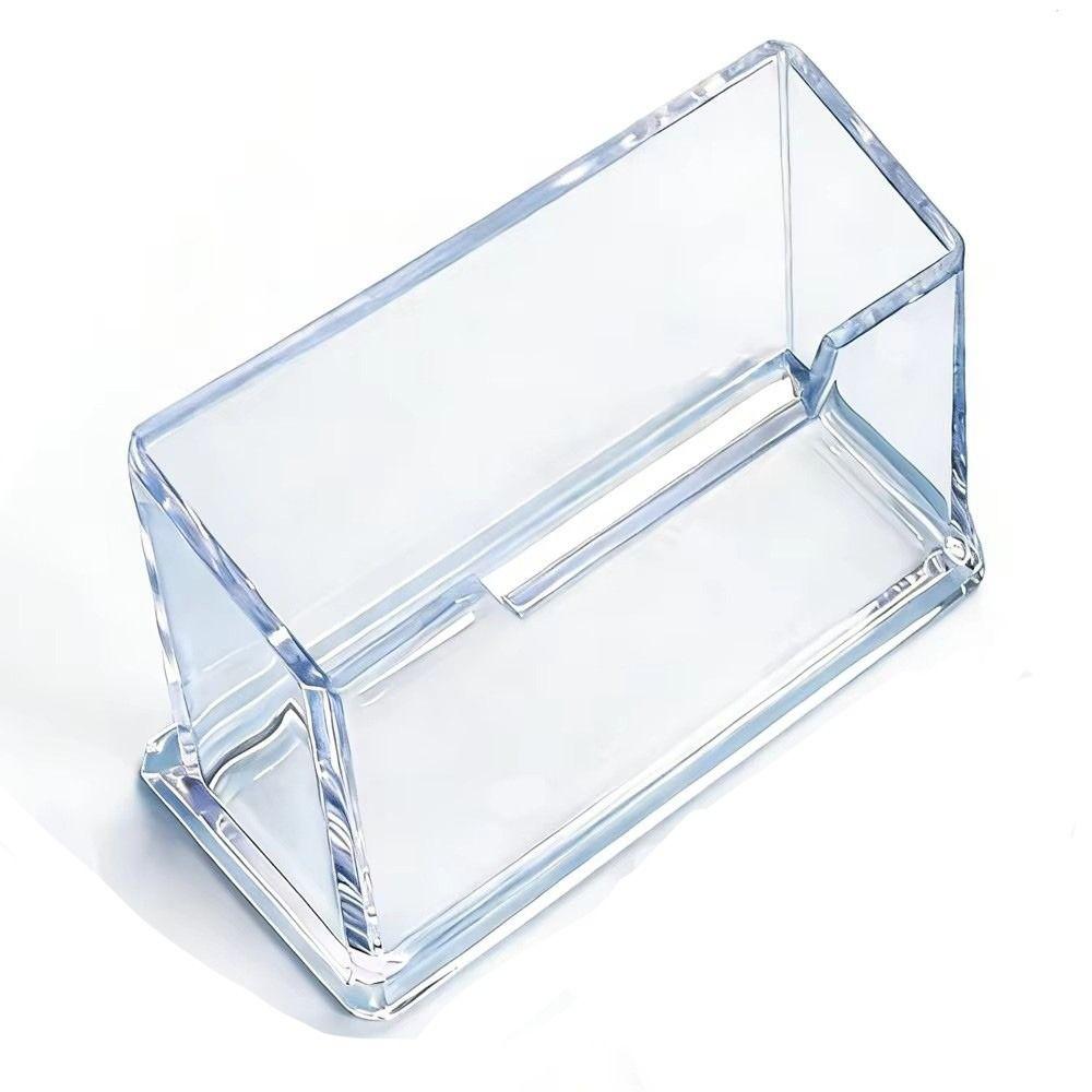 Thickened Business Card Display Stand Single Layer Visiting Card Organizer Office Supplies