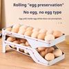 4-слойный вращающийся дозатор для яиц, стеллаж для хранения, большая вместимость, автоматический вращающийся дизайн, экономящий место органайзер