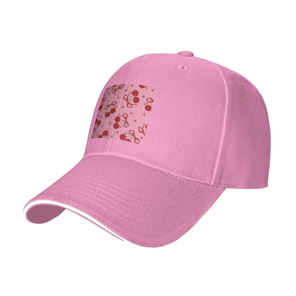 Cherry Cap Casual Baseball Caps Adjustable Hat Hip Hop Summer Unisex Baseball Hats Customizable