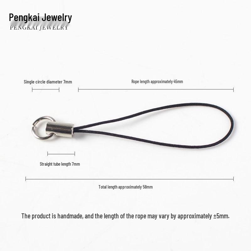 Красочный шнурок для украшений своими руками: Металлическая трубка Однопетлевой телефонный шнур с кольцевой пряжкой