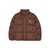 Новый пуховик MLB FW24 Унисекс Темно-коричневый 3ADJB0736-43BRD
