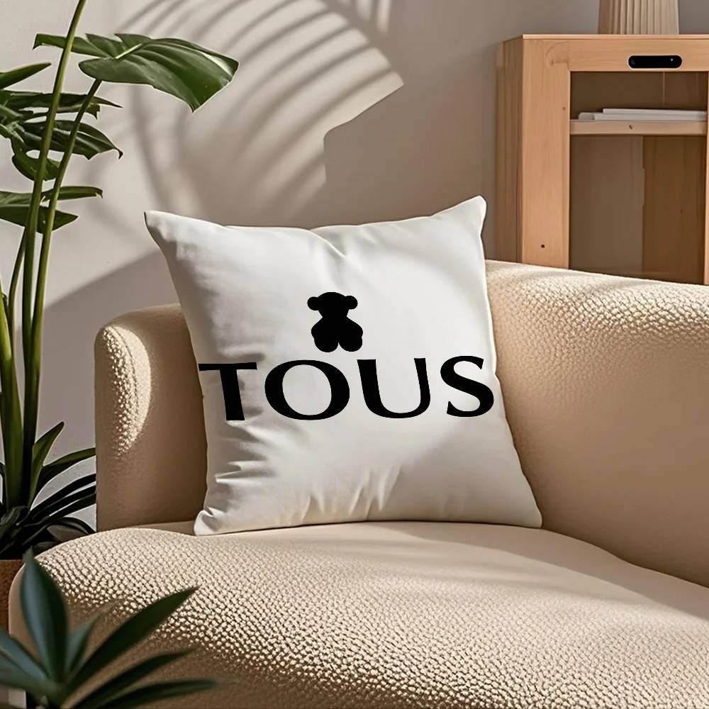 CRAFTED WITLOVE Наволочка T-touS-s Уют Диван-кровать Шелковистая элегантная Скрытая молния Индивидуальная Декоративная наволочка