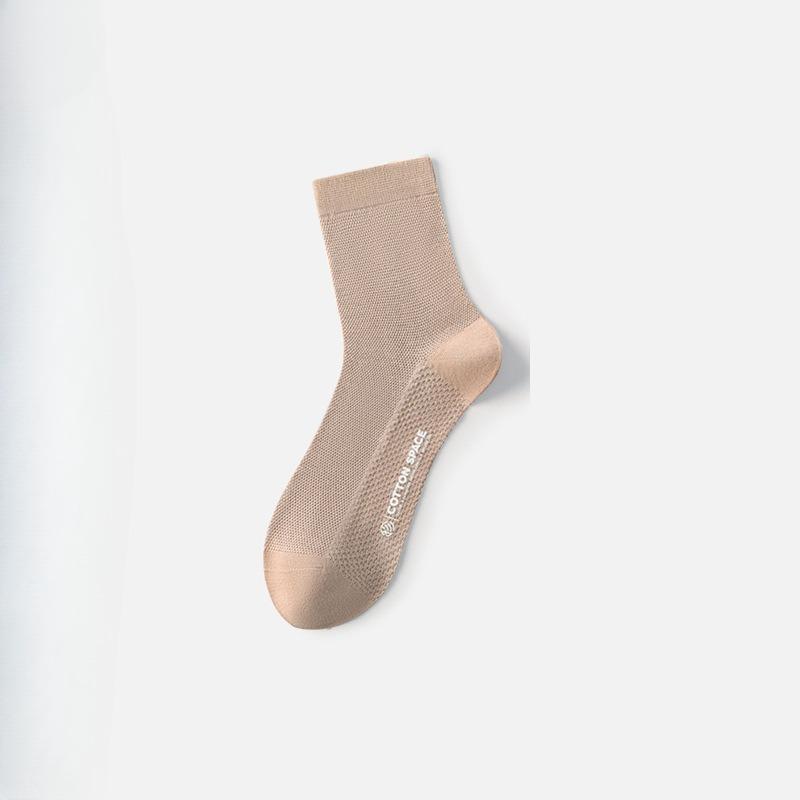 Men's Spring and Summer Mesh Cotton Anti Bacterial Anti Odor Anti Pilling Socks