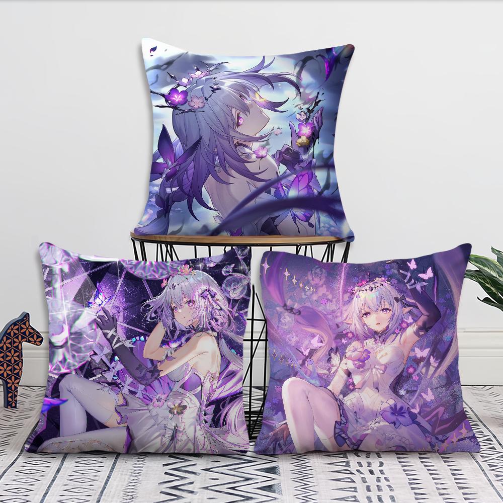 Игра Castorice Honkai Star Rail наволочка Подушка Комната Спальня Изголовье Диван Гостиная Спинка Подушка-чехол для сна