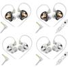 Wide Band Dynamic Driver In Ear Cord Headphones With Replaceable Cable For Audiophiles