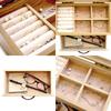 [Sears] Sears Wooden Jewelry Box, Accessory Box, Large Capacity Storage for Necklaces, Rings, Earrings, Natural Brown s98-0001-nb