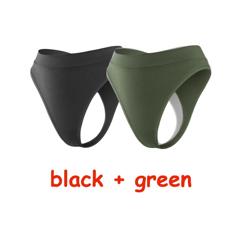 2Pcs/Lot Women Sexy 5 Color Panties Low-waist Comfort Underwear G String Thong Breathable Lingerie Temptation Intimates