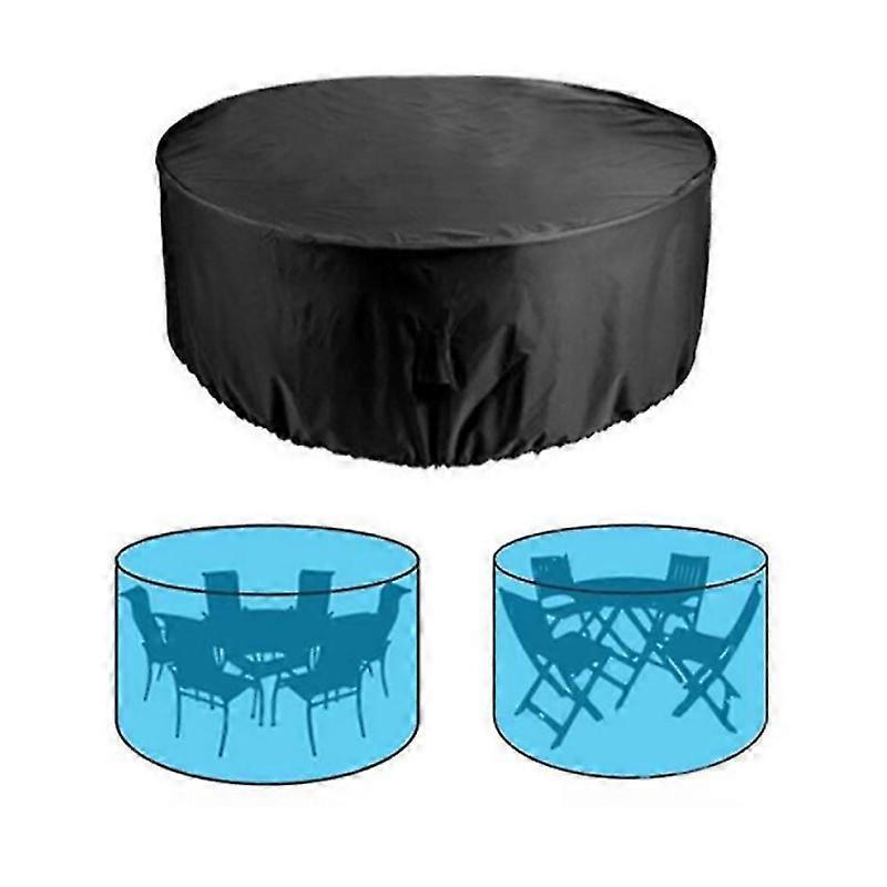 Furniture Cover,Round Terrace Furniture Cover, Waterproof Outdoor Table And Chair Cover, Outdoor Furniture Cover