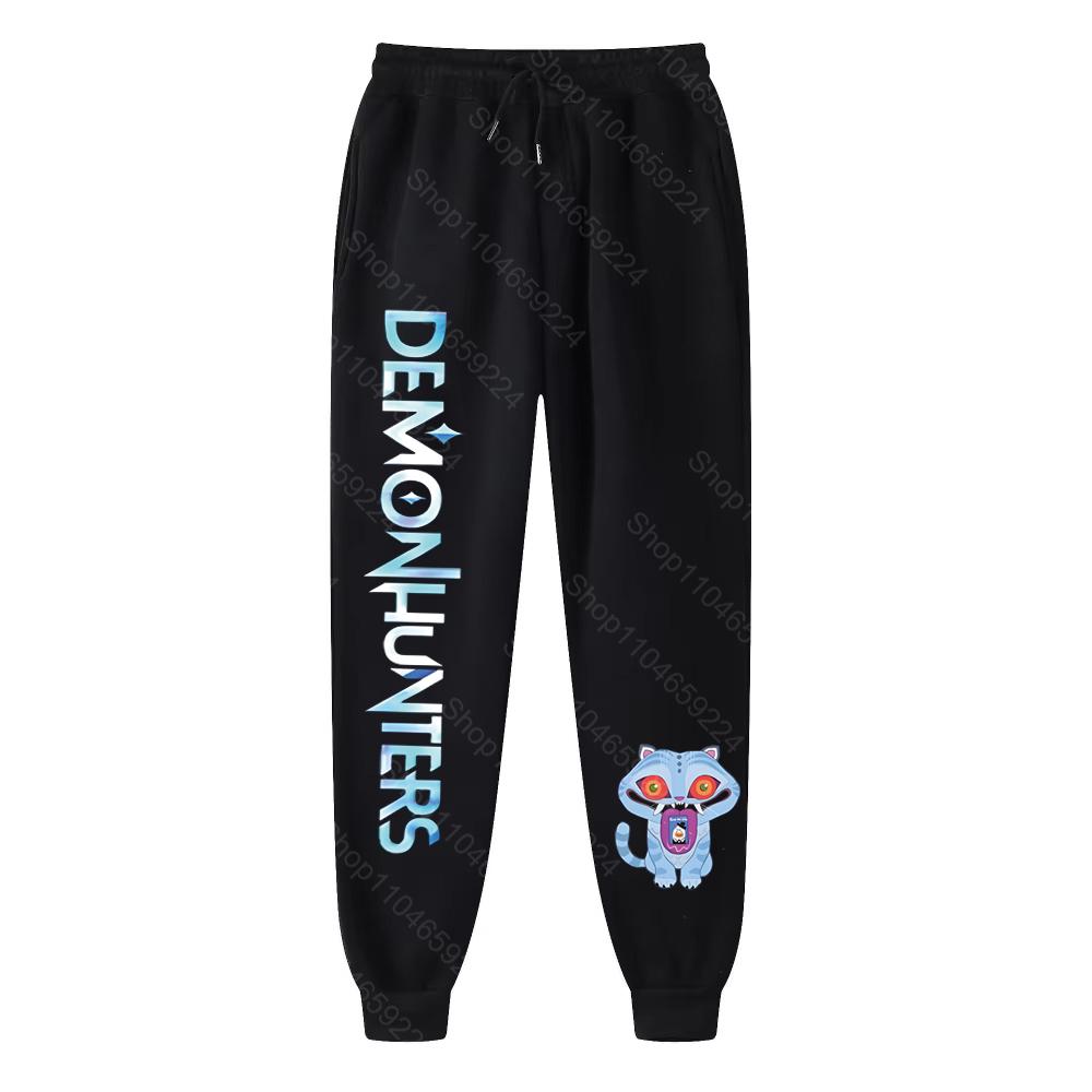 Kpop Охотник на демонов Тигровые штаны Харадзюку Уличная одежда Мужские Женские Джоггеры Спортивные штаны С принтом Беговые штаны Спорт Оверсайз