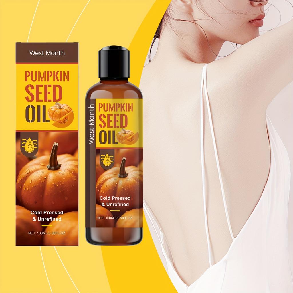 Pumpkin Seed Oil, Moisturizing Body Light Beige, Smoothing Hair Lasting Fragrance Daily Care Essential Oil and Is An Essential Oil for Daily Hair Care
