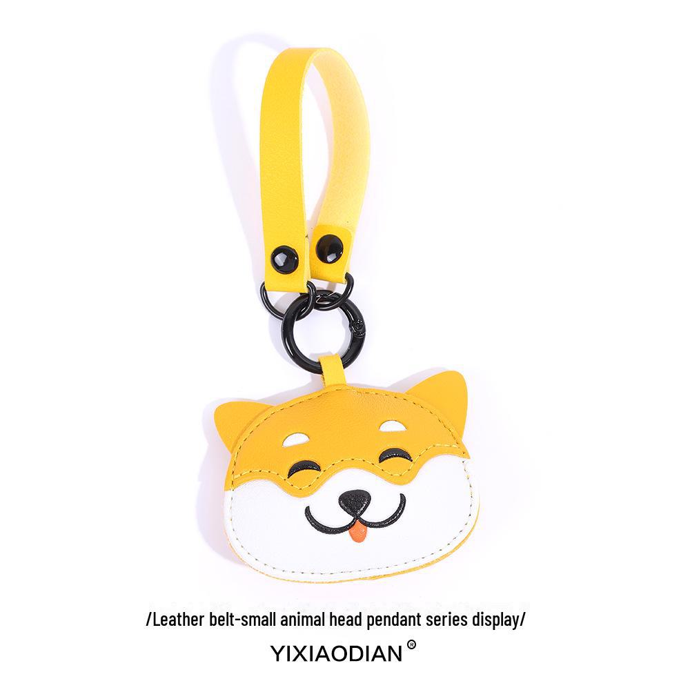 Креативный милый брелок-подвеска в виде панды, льва, сиба-ину из искусственной кожи для сумок