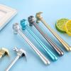 Office Supplies Hammer Shape Stationery Students Gel Pens Imitation Metal Signature Pen Neutral Pen