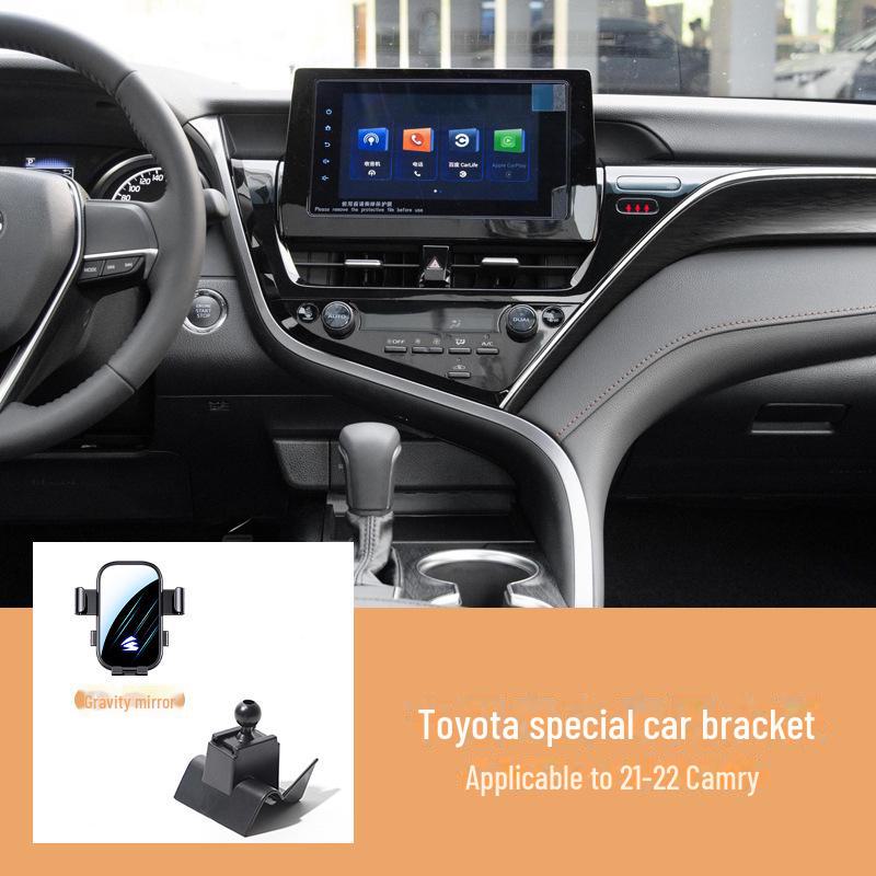 «Автомобильный держатель телефона для Toyota Camry, Corolla, Ralink, RAV4, Rongfang — горизонтальный экран, бесшумная конструкция»