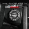 Car Engine Start Stop Button Cover Auto Ignition Switch Rotatable Protection Cap Styling Decoration Car Interior Accessories
