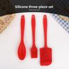 Набор из трех предметов: лопатка для смешивания теста для крема для торта, кулинарная лопатка