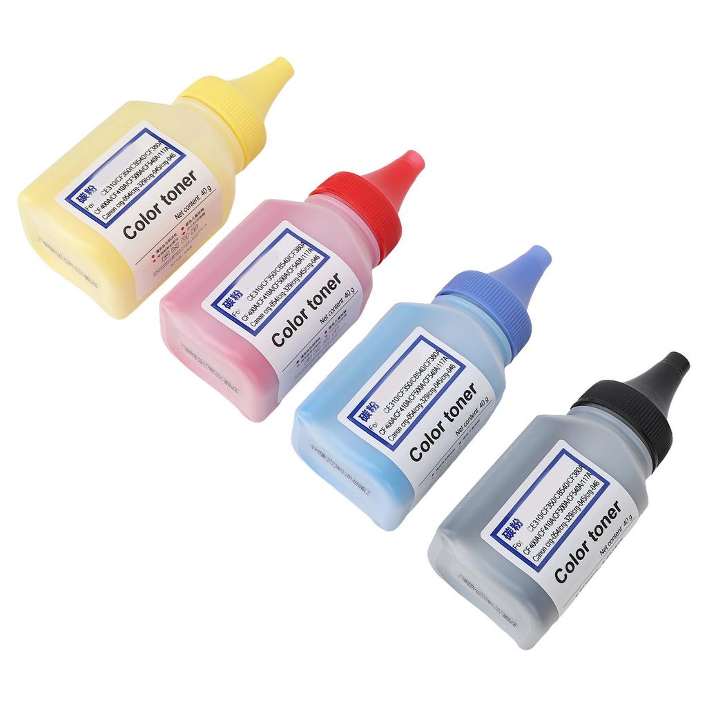 4 шт. тонер для заправки тонер-порошок принтер тонер-картридж заправка тонер цветной тонер порошок замена для