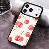 Watercolor Cherry Fruit Phone Case For iPhone 17,16e,15,14,13,12,11,Mini,Pro,MAX soft Silicone Cover