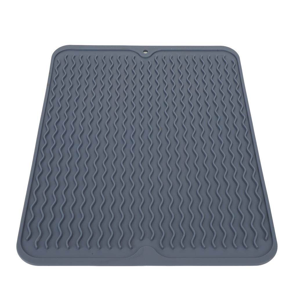Коврик для сушки посуды Мягкий Гибкий Резиновый Термостойкий Нескользящий Не содержит БФА Экологичный Широкое применение Подушечка для сушки посуды