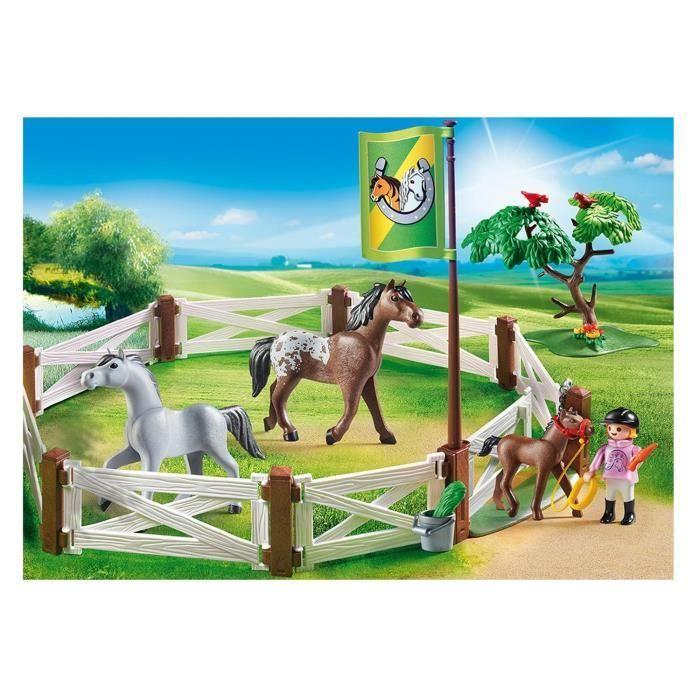 Playmobil 9261 - country - jockey avec cheval de course