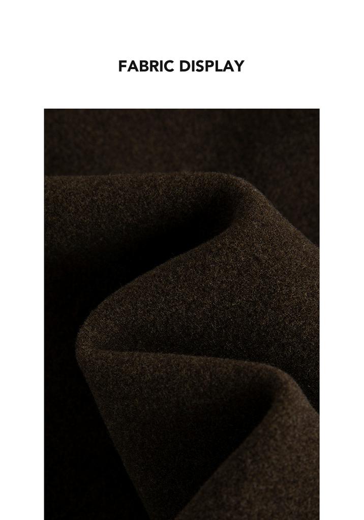LILY wool double-sided woolen coat for women