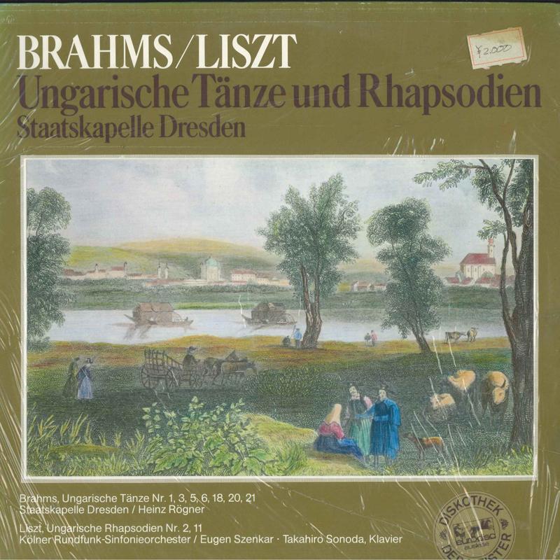 LP Пластинка БРАМС / ЛИСТ - Венгерские танцы и рапсодии 27168XAK Eurodisc Ausles Германия Классика Б/У