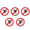 ПВХ Наклейки Собакам Писать Запрещено Наклейки Не Пердеть Наклейка на Автомобиль Предупреждающий Знак