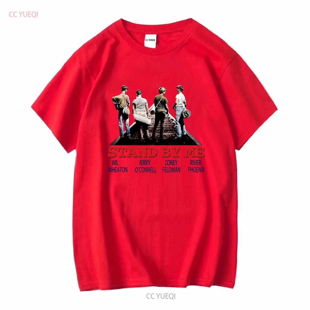 Stand By Me T Shirt B87 Classic Comedy Movie Poster Retro Cool Top Vintage Washed Fashion Designer Clothes Stylish Breathable