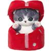 Love Square Mofusand Gift Box For Cats Soft Animal Plush For Kids Room Ornament